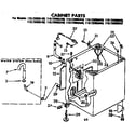 Kenmore 11073965240 cabinet parts diagram