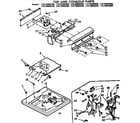 Kenmore 11072966100 top and console parts diagram