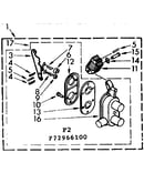 Two way valve assembly suds