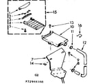Kenmore 11072966100 filter assembly diagram
