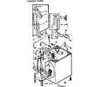 Kenmore 11073966110 cabinet parts diagram