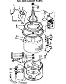 Tub and basket parts