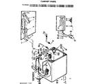 Kenmore 11072967100 cabinet parts diagram