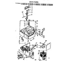 Kenmore 11072967200 drive parts diagram
