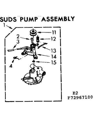 Suds pump assembly