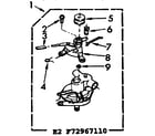 Kenmore 11073967610 pump parts diagram