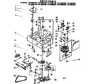 Kenmore 11072967120 drive parts diagram