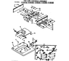 Kenmore 11073970200 top and console assembly diagram