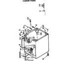 Kenmore 11073974400 cabinet parts diagram