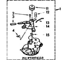 Kenmore 11073974810 pump parts diagram