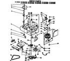 Kenmore 11072974420 drive parts diagram