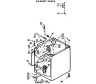 Kenmore 11072975600 cabinet parts diagram