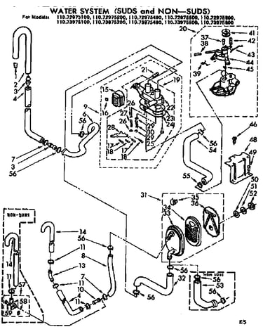 Water system parts