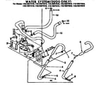 Kenmore 11073977110 water system suds only diagram