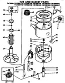 Tub and basket parts