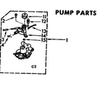 Kenmore 11073982610 pump parts diagram