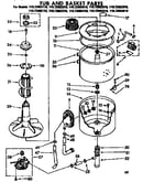 Tub and basket parts