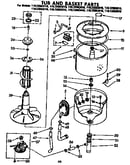 Tub and basket parts