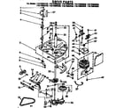 Kenmore 11073983620 drive parts diagram
