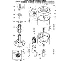 Kenmore 11072983820 tub and basket parts diagram