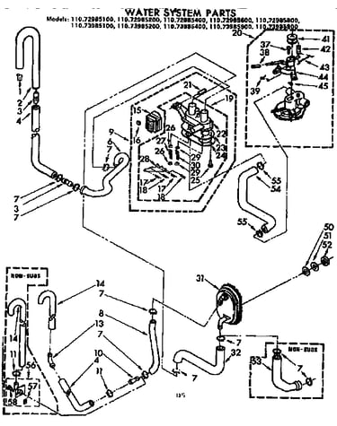 Water system parts