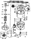 Tub and basket parts
