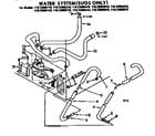 Kenmore 11073985210 water system suds only diagram