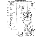 Kenmore 11072990200 tub and basket parts diagram