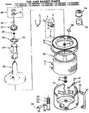 Tub and basket parts