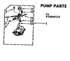 Kenmore 11072990610 pump parts diagram