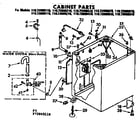 Kenmore 11072990410 cabinet parts diagram
