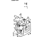Kenmore 11073992600 cabinet parts diagram