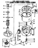 Tub and basket parts