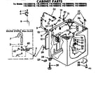 Kenmore 11073992210 cabinet parts diagram