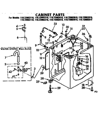 Cabinet parts