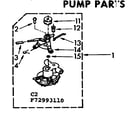 Kenmore 11072993110 pump parts diagram