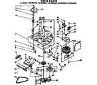 Kenmore 11072993220 drive parts diagram