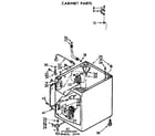 Kenmore 11072995400 cabinet parts diagram