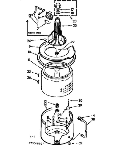 Tub and basket assembly