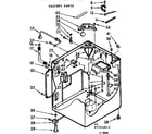 Kenmore 1107304813 cabinet parts diagram