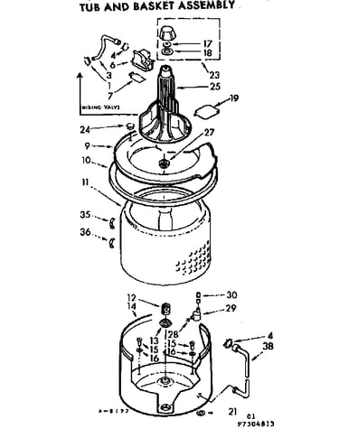 Tub and basket assembly