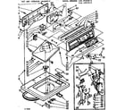 Kenmore 1107305813 top and console assembly diagram