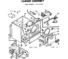 Kenmore 1107307621 cabinet assembly diagram