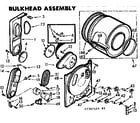 Kenmore 1107307621 bulkhead assembly diagram