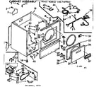 Kenmore 1107307623 cabinet assembly diagram