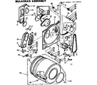 Kenmore 1107307812 bulkhead assembly diagram