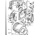 Kenmore 1107307813 bulkhead assembly diagram