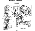 Kenmore 1107308620 bulkhead assembly diagram