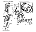 Kenmore 1107308623 bulkhead assembly diagram