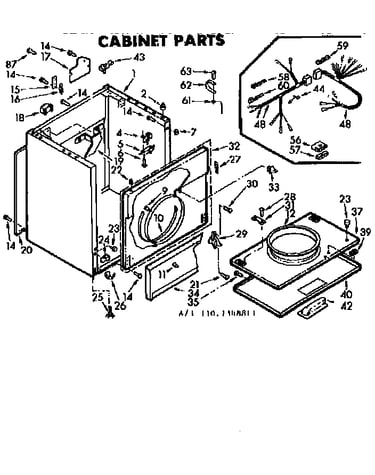 Cabinet parts